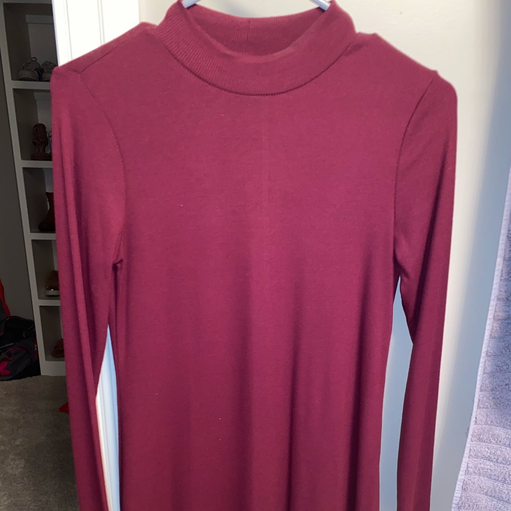 Long sleeve skater dress